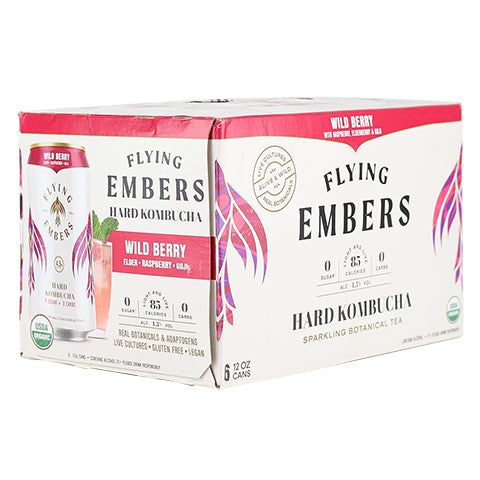 Flying Embers Wild Berry Hard Kombucha