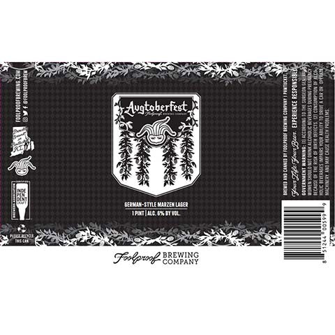 Foolproof Augtoberfest Marzen Lager