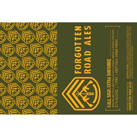Forgotten-Road-Ales-Call-Sign-Citra-Sunshine-16OZ-CAN