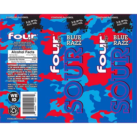 Four Loko Blue Razz