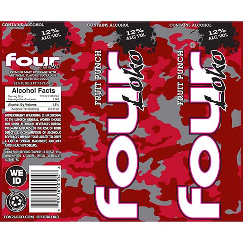 Four Loko Fruit Punch – CraftShack - Buy craft beer online.