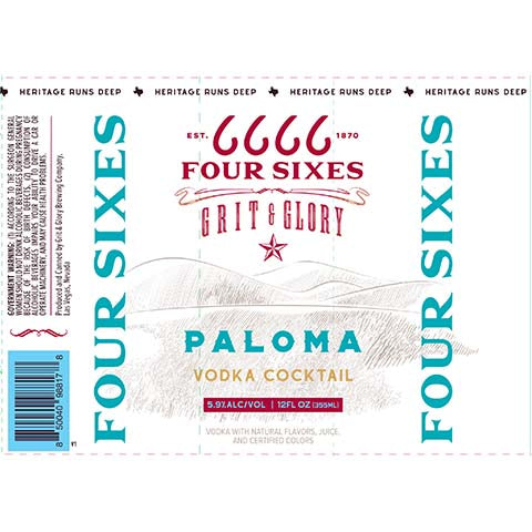Four Sixes Paloma