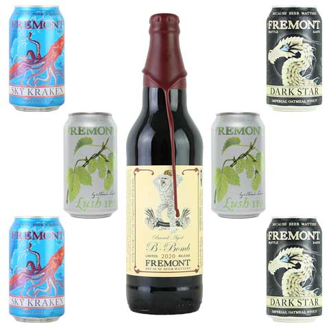 Fremont Bourbon Barrel Aged B Bomb Imperial Winter Ale 2020 7PK