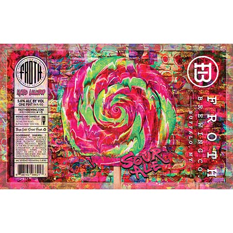Froth Naked Lollipop Sour Ale (Sangria) – CraftShack - Buy craft beer