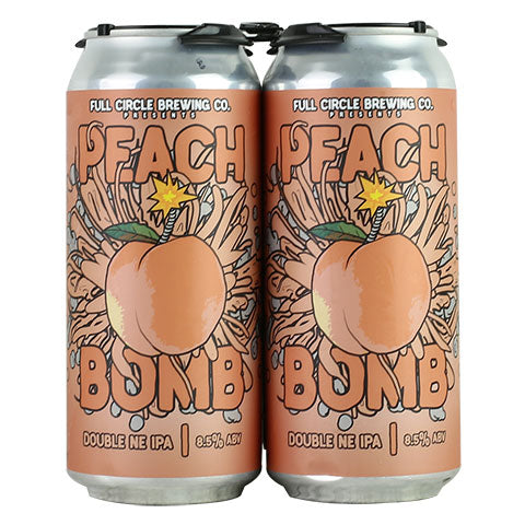 Full Circle Peach Bomb Double Hazy IPA