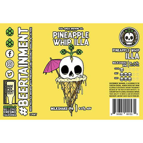 Full Circle Pineapple Whip Illa Milkshake IPA