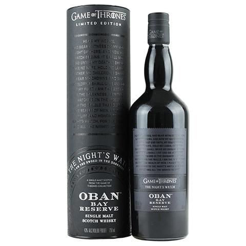 Oban Bay Reserve - Game of Thrones Night's Watch