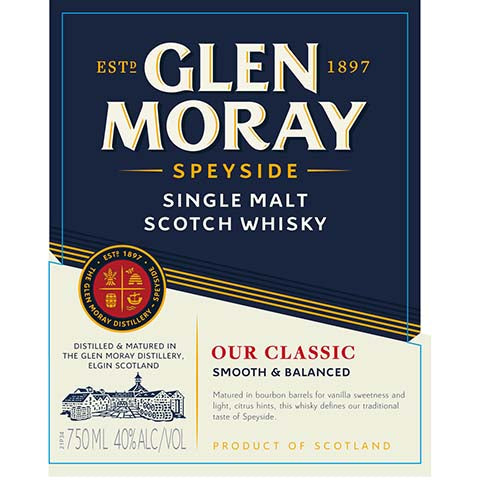 Glen Moray Our Classic Speyside Single Malt Scotch Whisky