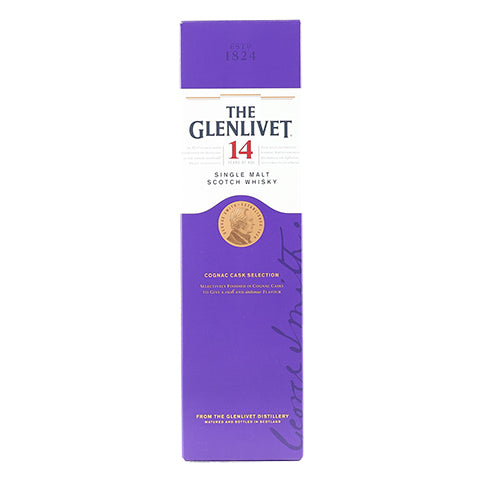 Glenlivet 14yr Cognac Cask Selection Single Malt Scotch Whisky