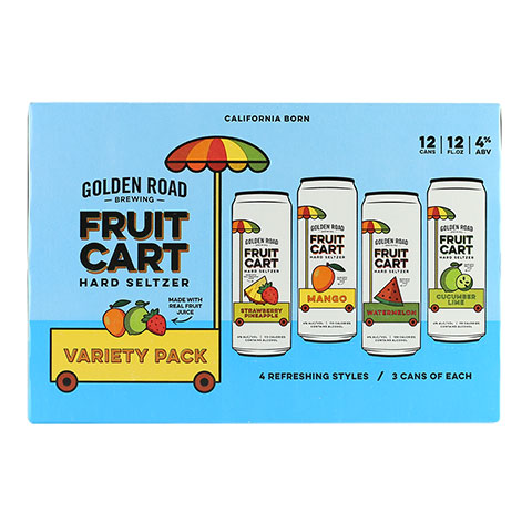 Golden Road Fruit Cart Hard Seltzer Variety Pack