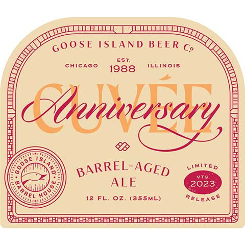 Goose Island Anniversary Cuvee Barrel-Aged Ale