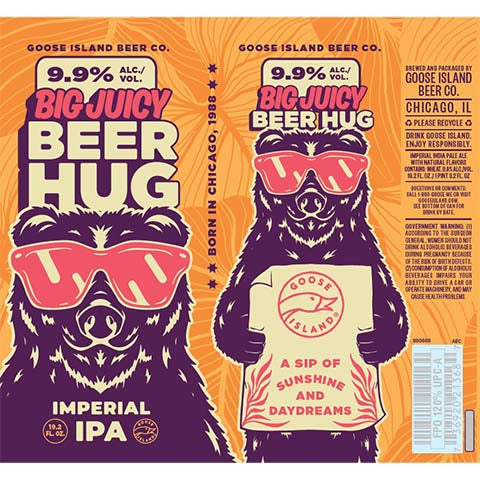 Goose Island Big Juicy Beer Hug Imperial IPA – CraftShack - Buy 