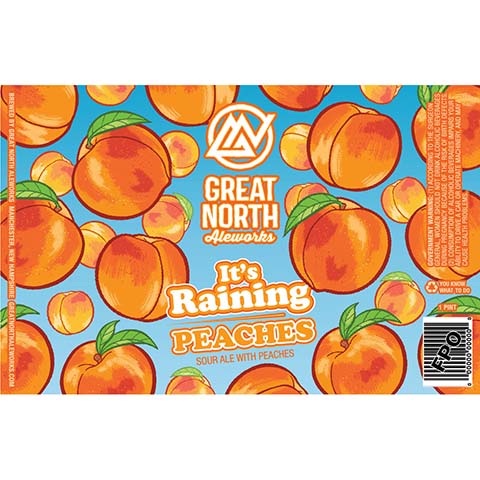 Great North Aleworks It's Raining Peaches Sour Ale