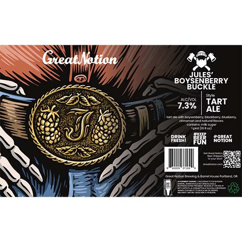 Great Notion Jules' Boysenberry Buckle Sour