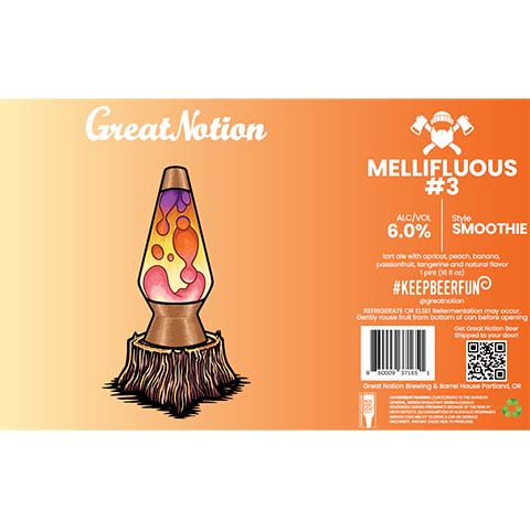 Great Notion Mellifluous Tart Ale