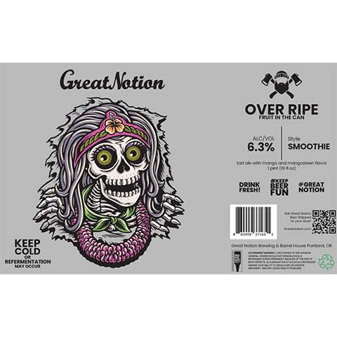 Great Notion Over Ripe Fruit In The Can Smoothie