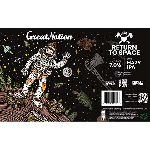 Great Notion Return To Space Hazy IPA