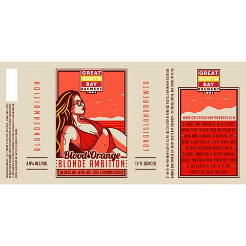 Great South Bay Blonde Ambition Blonde Ale