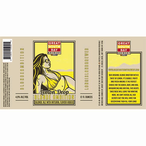 Great South Bay Lemon Drop Blonde Ambition Blonde Ale