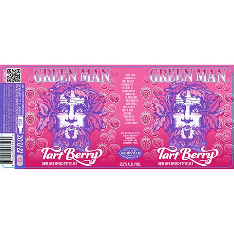 Green Man Tart Berry Berliner Weiss Ale