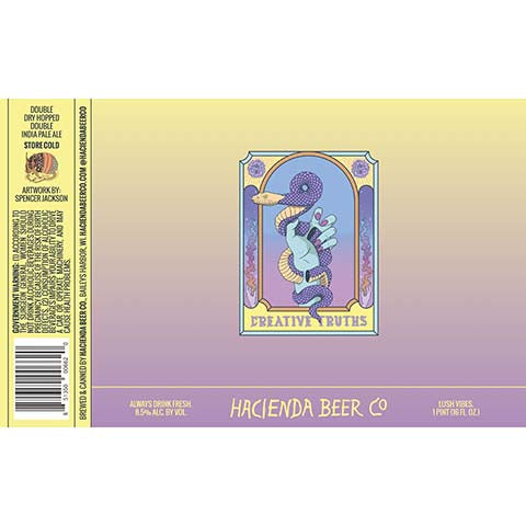 Hacienda Creative Truths DDH DIPA – CraftShack - Buy craft beer online.