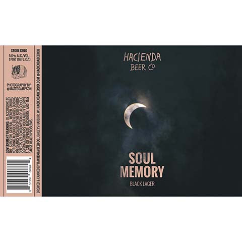 Hacienda Soul Memory Black Lager