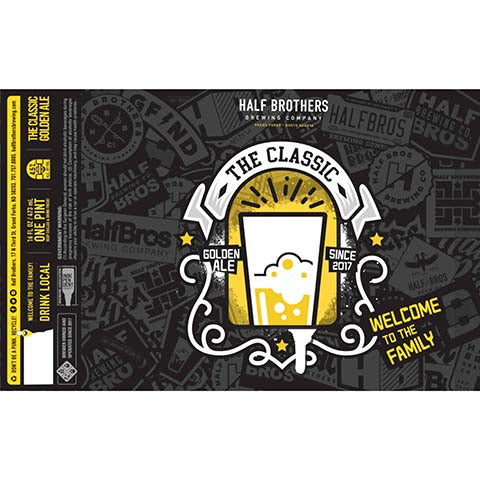 Half Brothers The Classic Golden Ale