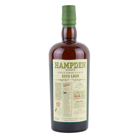 Hampden Single Jamaican 2010 LROK Rum