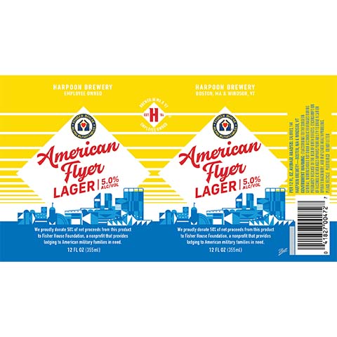 Harpoon American Flyer Lager