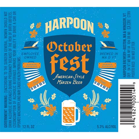 Harpoon Octoberfest Marzen