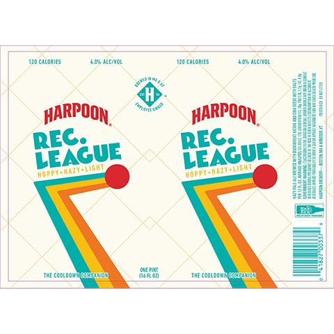 Harpoon Rec. League Hazy Pale Ale