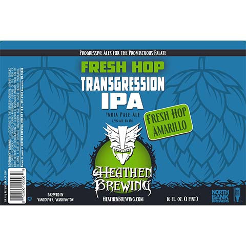 Heathen Fresh Hop Transgression IPA