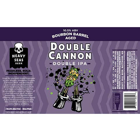 Heavy Seas Bourbon Barrel Aged Double Cannon DIPA