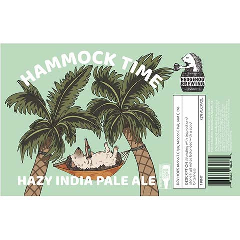 Hedgehog Hammock Time Hazy IPA