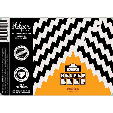 Helper Beer Total Rise Hazy IPA