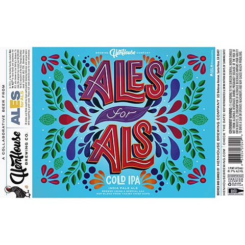 HenHouse Ales for Als Cold IPA