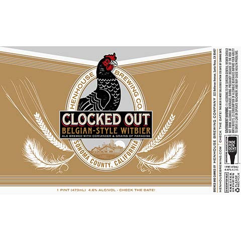 HenHouse Clocked Out Belgian Witbier