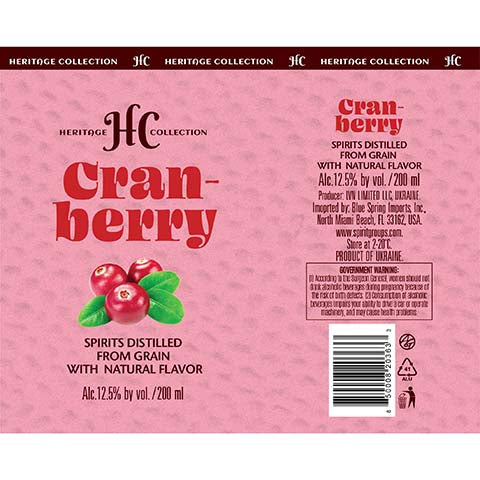 Heritage-Collection-Cranberry-200ML-BTL