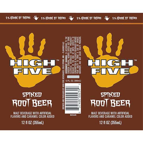 High Five Spiked Root Beer