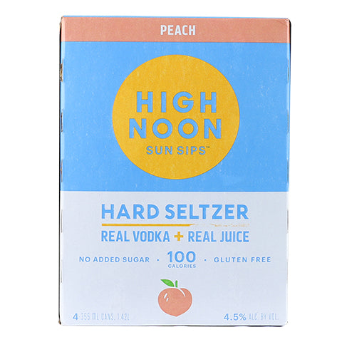 High Noon Sun Sips Peach Hard Seltzer