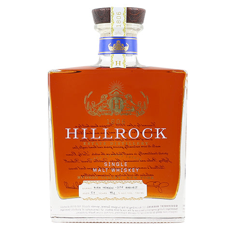Hillrock Single Malt Whiskey