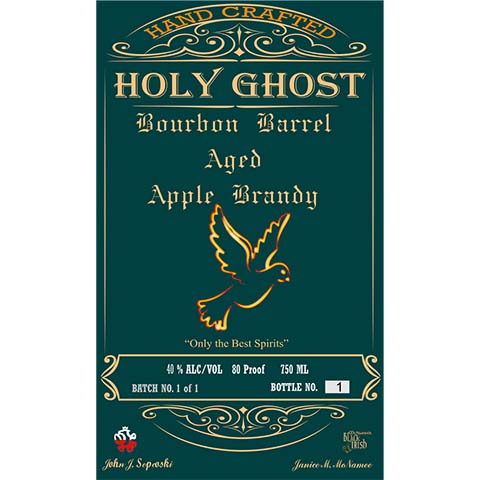 Holy Ghost Bourbon Barrel Aged Apple Brandy
