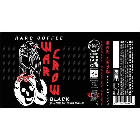 Hop & Barrel War Crow  Black Hard Coffee