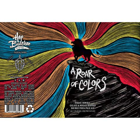 Hop Butcher A Roar of Colors DIPA