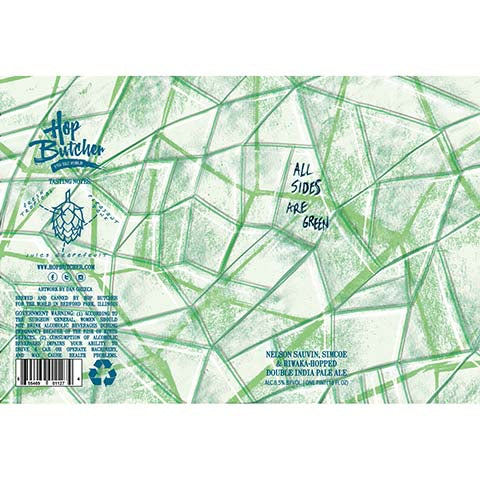 Hop Butcher All Sides Are Green DIPA