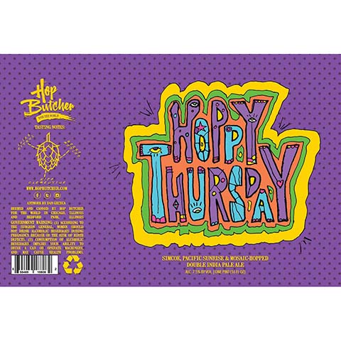 Hop Butcher Hoppy Thursday DIPA