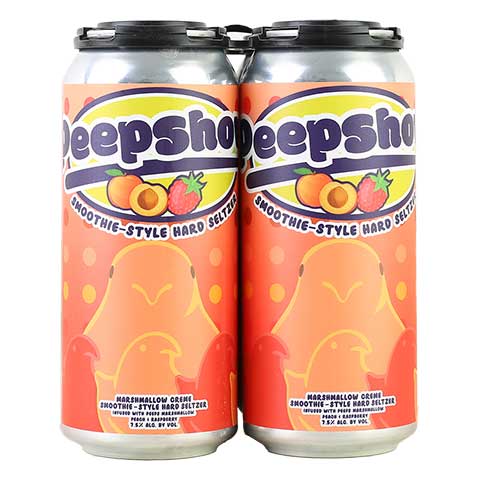 Hop Capital Peepshow: Peach Raspberry Hard Seltzer