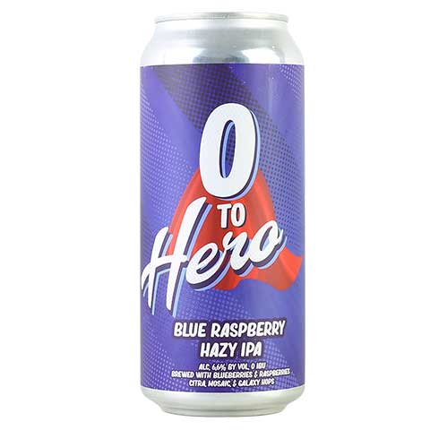 Hop Capital Zero To Hero - Blue Raspberry Hazy IPA