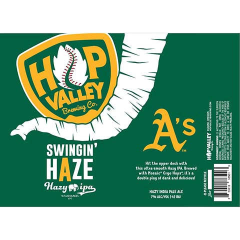 Hop Valley Swingin' Haze Hazy IPA