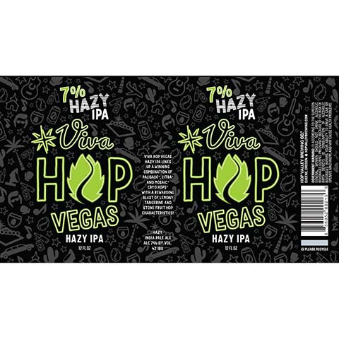Hop Valley Viva Hop Vegas Hazy IPA
